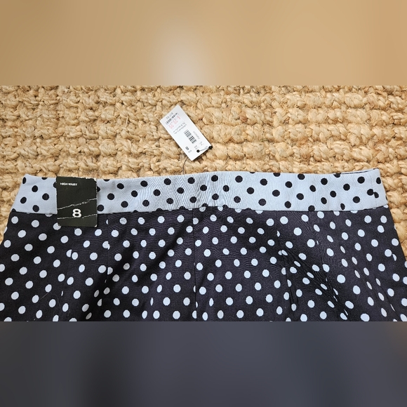 The Limited blue polka dot pencil skirt NWT size 8 - Picture 4 of 10